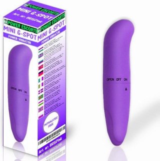 Masażer silikonowy Iwand Power Escorts fioletowy akumulatorowy 20 cm