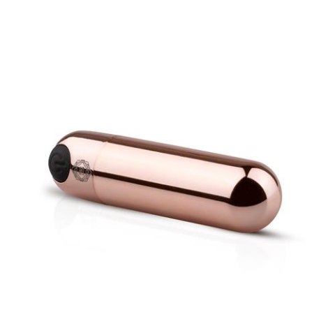 Mini wibrator pociskowy Rosy Gold różowy złoty USB 7.5 cm