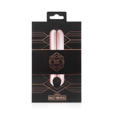 Mini wibrator pociskowy Rosy Gold różowy złoty USB 7.5 cm