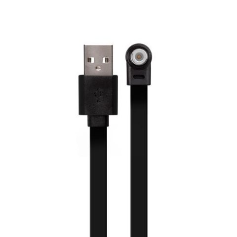 Mini wibrator różdżkowy Rosy Gold Curve USB