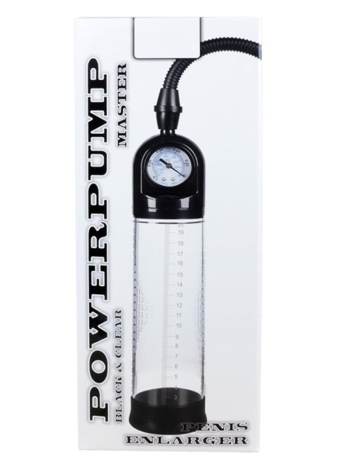 Pompka próżniowa Powerpump Master czarna przezroczysta