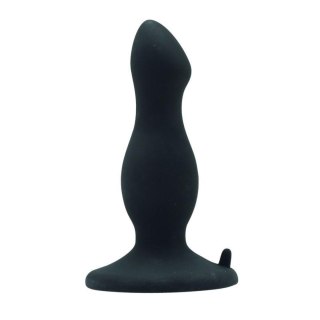 Silikonowy korek analny Timeless Toyz4lovers czarny 10,5 cm