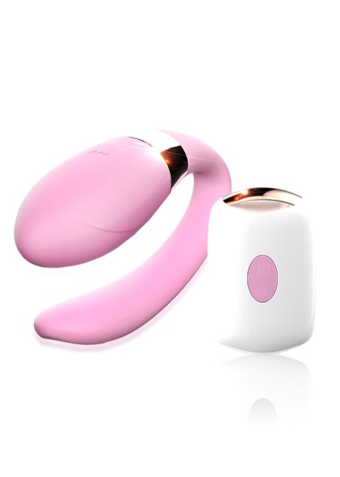 Stymulator V Vibe różowy silikonowy USB z pilotem B Series Smart