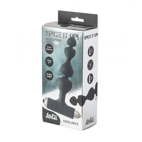 Wibrujący korek analny Lola Toys Excellence czarny