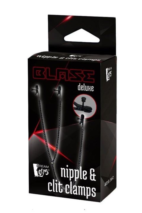 Zaciski na sutki i łechtaczkę Blaze Deluxe Dream Toys regulowane