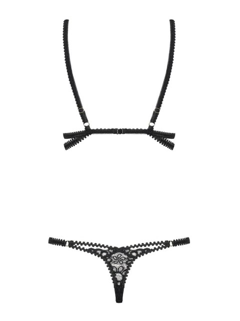 Body koronkowe Mixty Obsessive czarne S/M