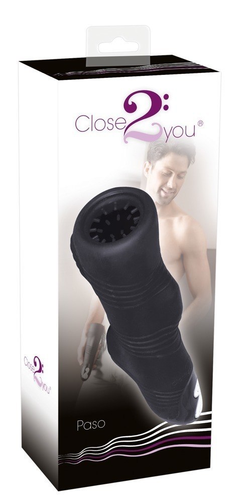 Masturbator wibrujący Paso nero silikonowy 27 cm