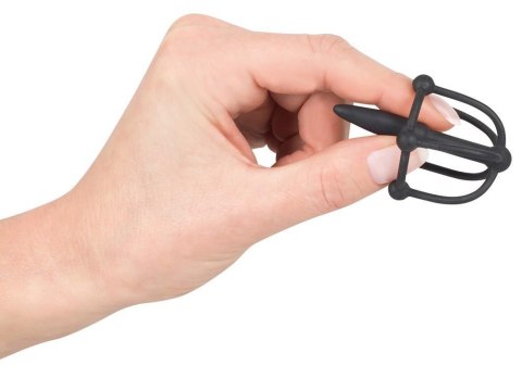Plug penisa z klatką na żołądź Penisplug silikonowy 5,7 cm