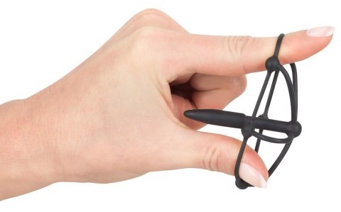 Plug penisa z klatką na żołądź Penisplug silikonowy 5,7 cm
