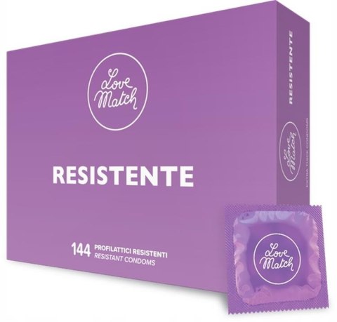 Prezerwatywy ultra odporne Love Match Resistente 144 sztuki