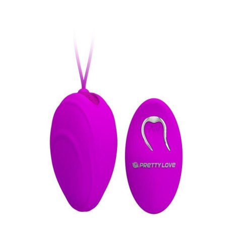 Silikonowe jajko wibrujące Pretty Love Hyper Egg z pilotem 8 cm
