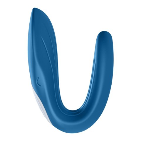 Stymulator partnerski Satisfyer Partner Whale niebieski USB wodoszczelny