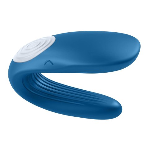 Stymulator partnerski Satisfyer Partner Whale niebieski USB wodoszczelny