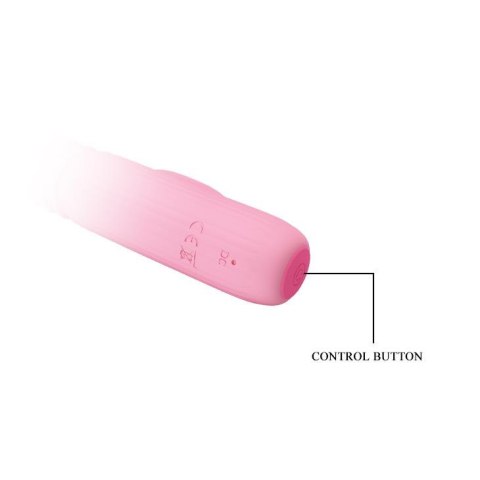 Wibrator Pretty Love Leopold silikonowy z pchaniem USB