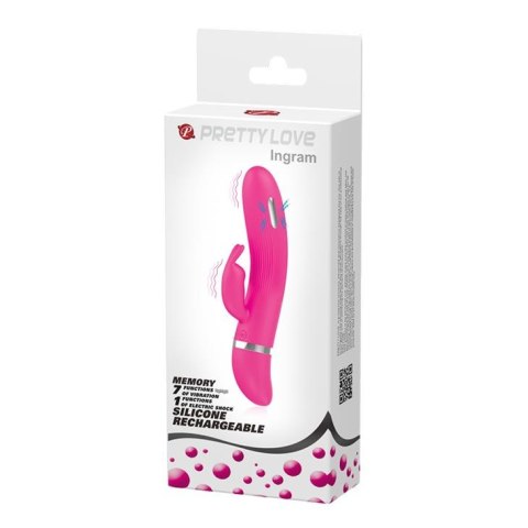 Wibrator króliczek Pretty Love Ingram 7 wibracji stymulacja elektryczna