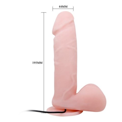 Dildo realistyczne Baile Oliver cyberskóra 24 cm z przyssawką
