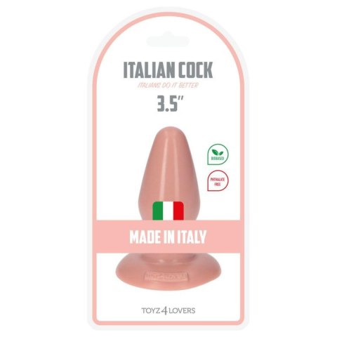Korek analny Toyz4lovers włoski z przyssawką 9,5 cm