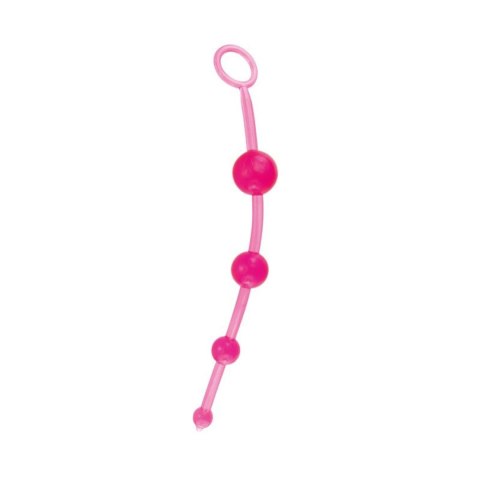Łańcuch kulek analnych Timeless Jelly 4 Toyz4lovers różowy
