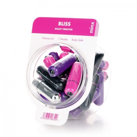 Mini wibrator Minx Bliss 7 trybów niebieski