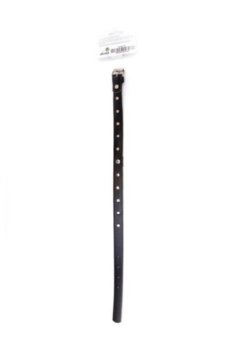 Obroża z kryształkami Fetish B Series granatowa 2 cm