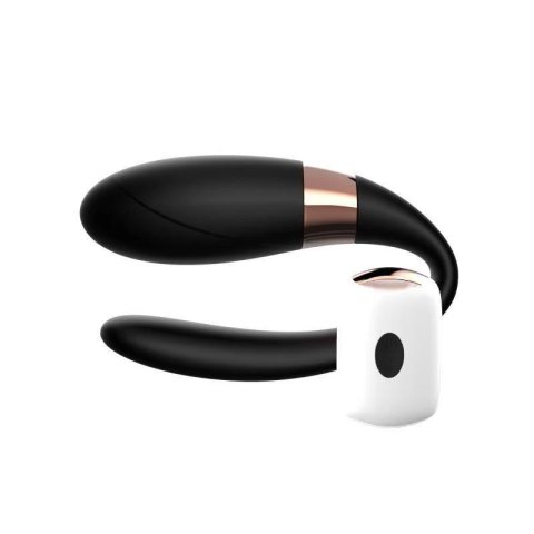 Wibrator parowy UVibe Power Escorts czarny z pilotem 7 funkcji
