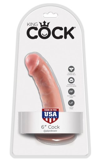 Dildo realistyczne King Cock 16 cm z przyssawką