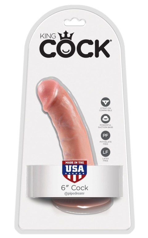 Dildo realistyczne King Cock 16 cm z przyssawką