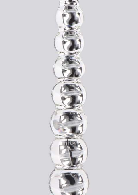 Dildo szklane ToyJoy Frozen Fountain transparentne 22 cm