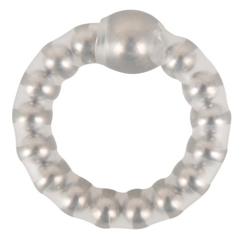 Pierścień erekcyjny silikonowy NMC Maximum Metal Ring z kulkami 2 5 cm