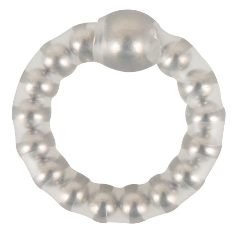 Pierścień erekcyjny silikonowy NMC Maximum Metal Ring z kulkami 2 5 cm