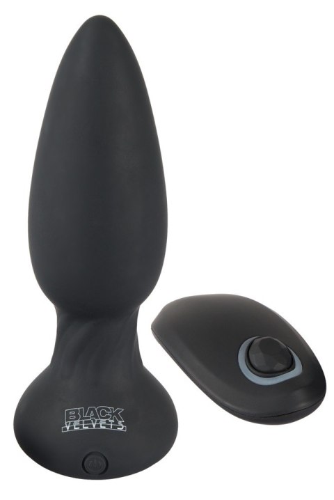 Korek analny rotacyjny Black Velvets pilot USB 14 cm