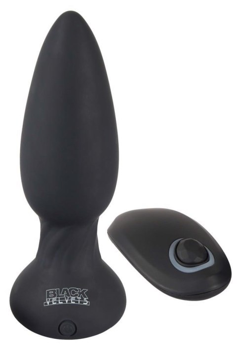 Korek analny rotacyjny Black Velvets pilot USB 14 cm