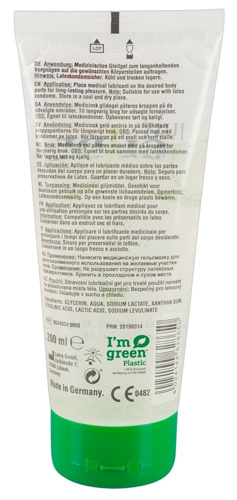 Lubrykant na bazie wody Just Glide Bio 200 ml
