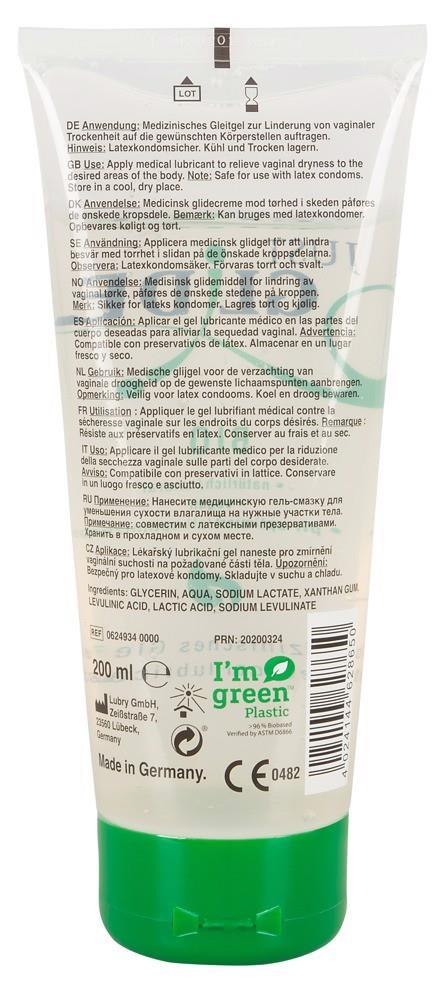 Lubrykant na bazie wody Just Glide Bio 200 ml