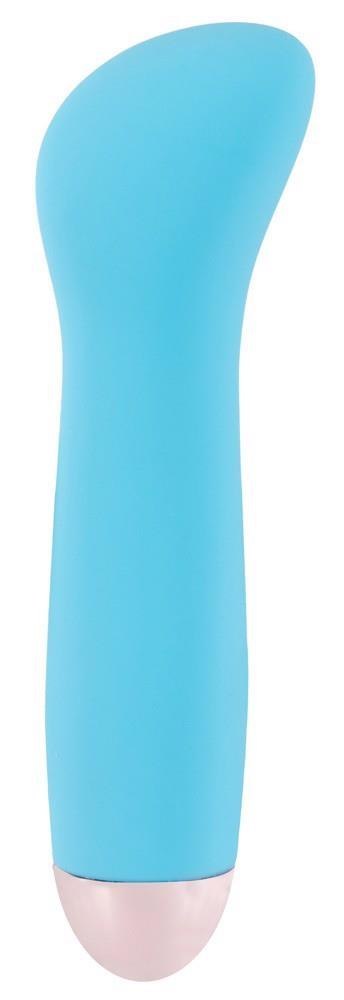 Mini wibrator Cuties niebieski USB 12,9 cm