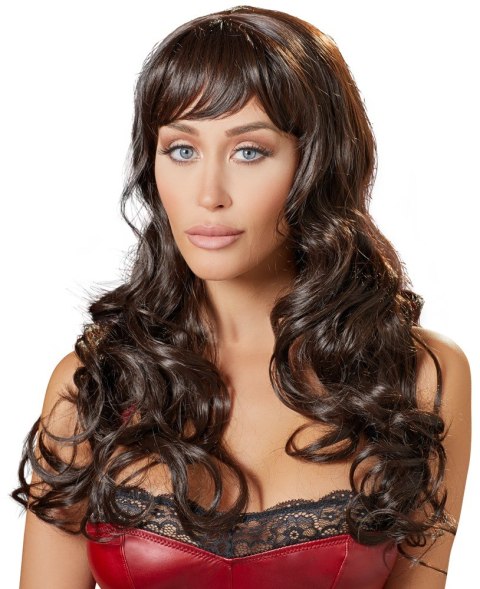 Peruka długa ciemnobrązowa Cottelli ACCESSOIRES 55 cm