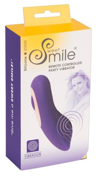 Wibrator Sweet Smile w majtkach z pilotem RC silikonowy USB