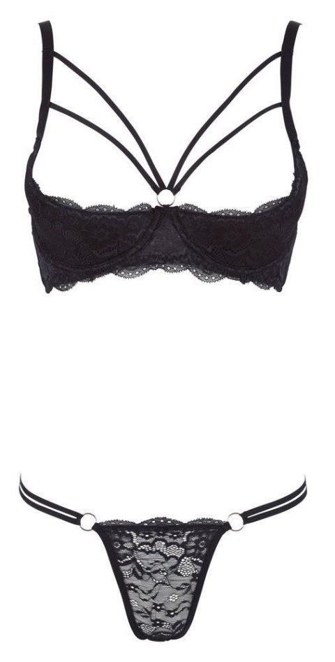 Biustonosz shelf lace Cottelli LINGERIE czarny 85B