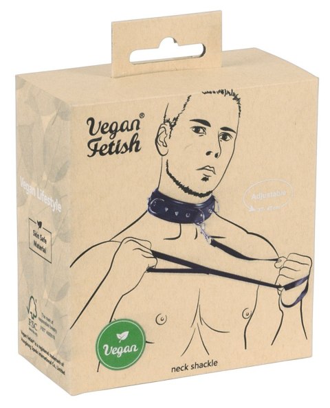 Kołnierz wegański Vegan Fetish ze smyczą 112 cm