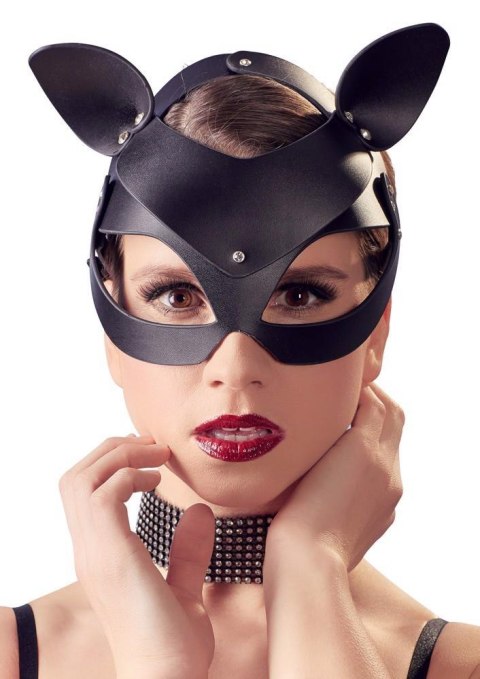 Maska kota Bad Kitty z dżetami i uszami