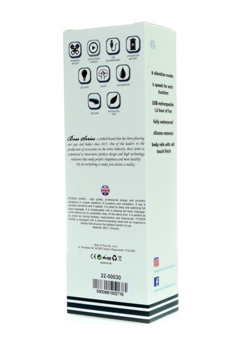 Stymulator łechtaczki Power Wand B Series Magic różowy USB