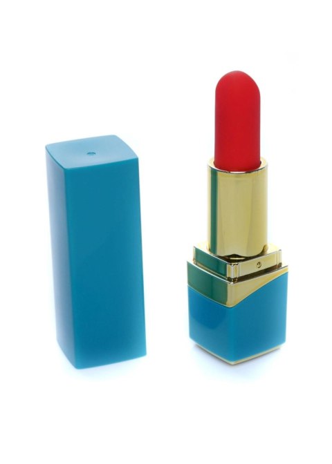 Stymulator szminkowy niebieski B Series Magic USB wodoodporny