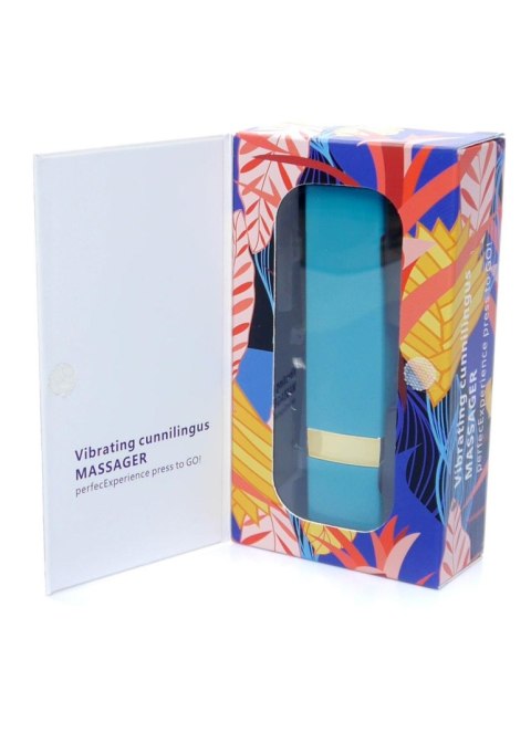 Stymulator szminkowy niebieski B Series Magic USB wodoodporny
