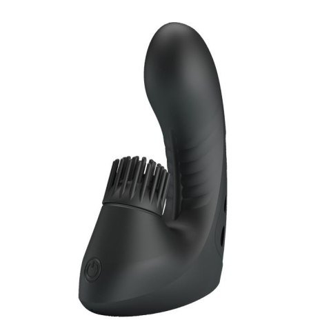 Nakładka wibrująca na palec Pretty Love silikonowa 3 wibracje 3 obroty USB