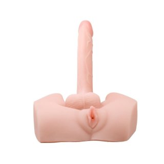 Realistyczny masturbator z penisem i pochwą Baile wibrujący