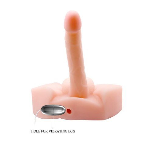 Realistyczny masturbator z penisem i pochwą Baile wibrujący