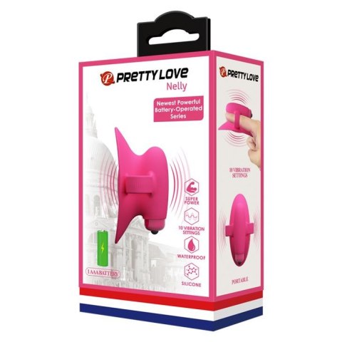 Stymulator łechtaczki Pretty Love Nelly silikonowy różowy 10 funkcji