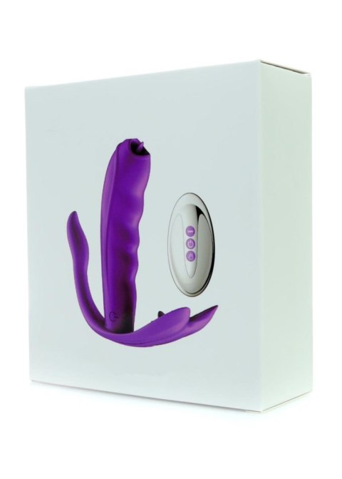 Stymulator silikonowy do majtek Fox USB 7 funkcji z ogrzewaniem