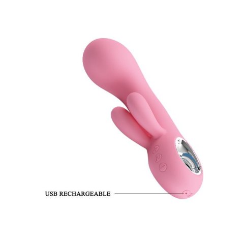Wibrator króliczek Pretty Love Chris silikonowy USB 15 cm 7 trybów