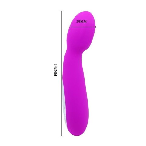 Wibrator punktu G Pretty Love Arvin purpurowy silikonowy USB 14 cm